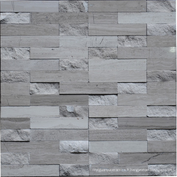 Mosaïque en marbre gris pour mosaïque (HSM174)